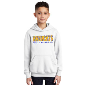 DN Volleyball Youth Hooded Sweatshirt – White