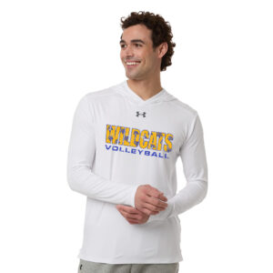 DN Volleyball Under Armour Mens Team Vanish Performance Hoodie – White