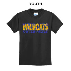 DN VolleyballYouth Short Sleeve T Shirt – Black