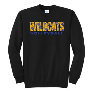 DN Volleyball Unisex Core Fleece Crewneck Sweatshirt -Black