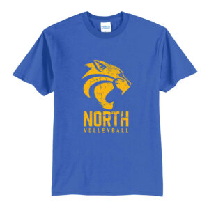 DN Volleyball Unisex Short Sleeve T Shirt -Royal