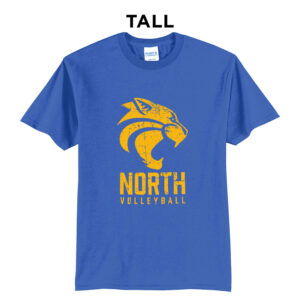 DN Volleyball Tall Short Sleeve Tee-Royal
