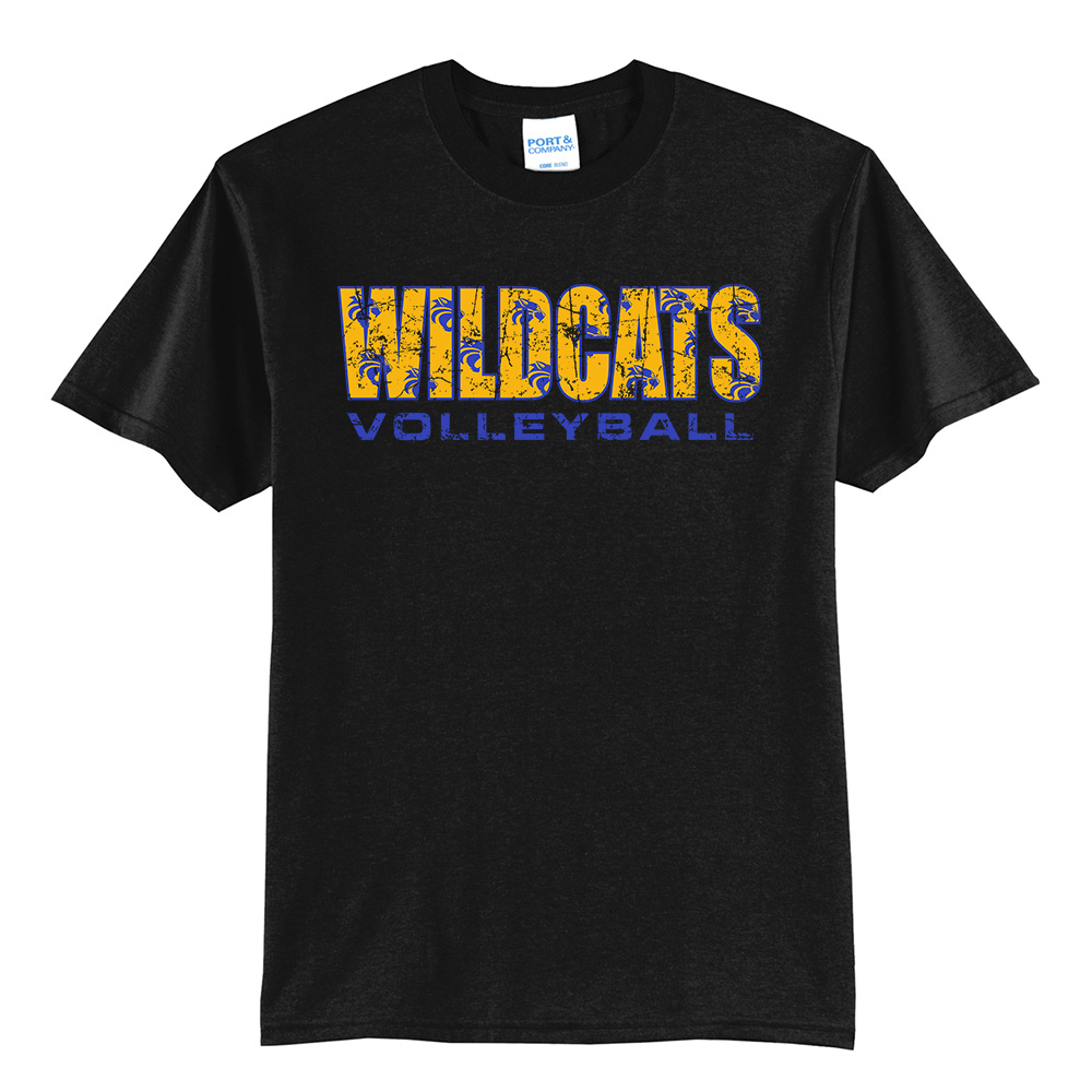 DN Volleyball Unisex Short Sleeve T Shirt -Black