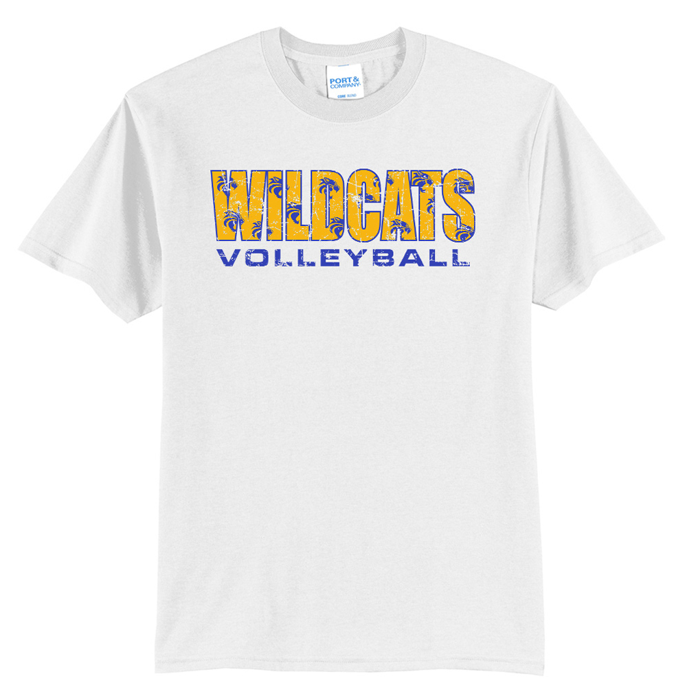 DN Volleyball Unisex Short Sleeve T Shirt - White