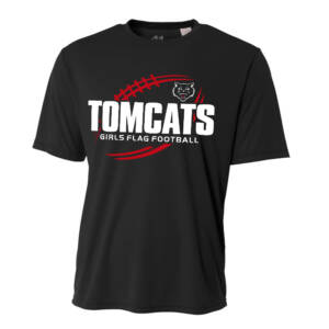 EA Flag Football Adult Cooling Performance Tshirt -Black