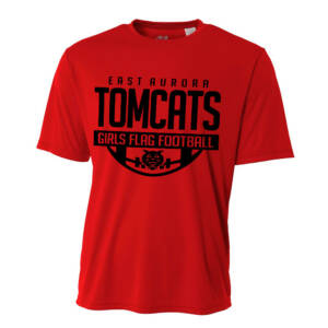 EA Flag Football Adult Cooling Performance Tshirt-Red