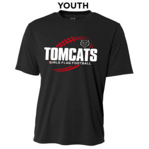 EA Flag Football YOUTH Cooling Performance Tshirt-Black