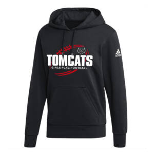 EA Flag Football Adidas Fleece Hooded Sweatshirt Unisex-Black