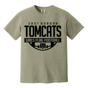 EA Flag Football Comfort Colors Unisex Heavyweight Ring Spun Tee-Sandstone