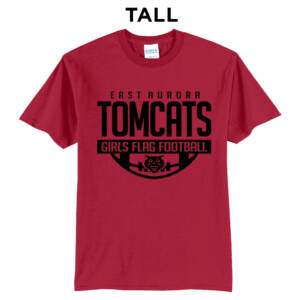 EA Flag Football Tall Short Sleeve Tee-Red