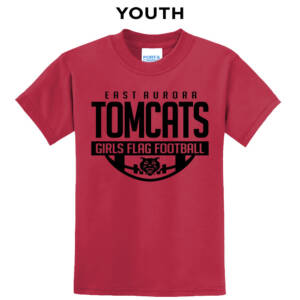 EA Flag Football Youth Short Sleeve Tee-Red