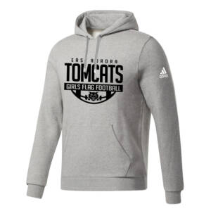 EA Flag Football Adidas Fleece Hooded Sweatshirt- MedGrey Heather