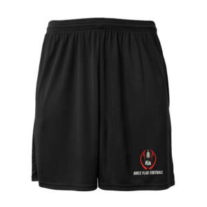 EA Flag Football A4 Cooling Shorts with Pockets-Black
