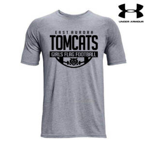 EA Flag Football Under Armour Athletics soft cotton blend T-shirt-Steel Grey (medium is out of stock)