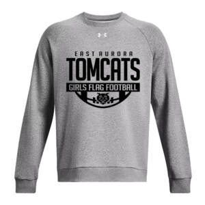 EA Flag Football Under Armour UA Rival Fleece Crewneck Sweatshirt-Castlerock (S, XL, 2x, 3x)