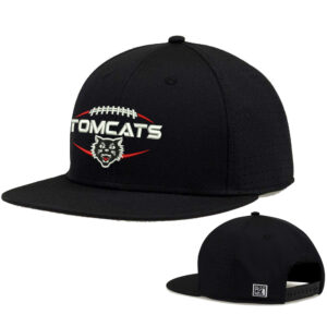 East Aurora FB The Game Perforated GameChanger Snapback Cap – Black
