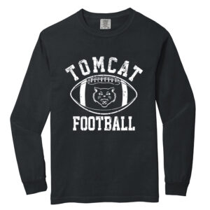 East Aurora FB Comfort Colors Heavyweight Ring Spun Long Sleeve Tee – Black
