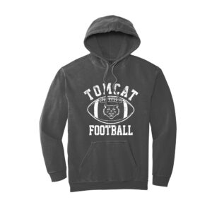 East Aurora FB Comfort Colors  Ring Spun Hooded Sweatshirt – Pepper