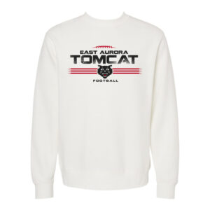 East Aurora FB Independent Trading Midweight Unisex crewneck sweatshirt – White
