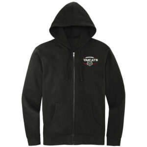 East Aurora FB District Unisex V.I.T. Fleece Full Zip Hoodie – Black