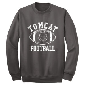 East Aurora FB Unisex Fleece Crewneck Sweatshirt-Charcoal