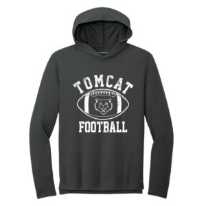 East Aurora FB Port Authority Men Microterry Pullover Hoodie – Charcoal Grey