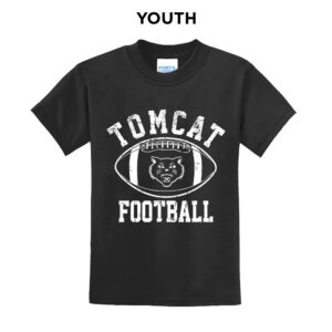 East Aurora FB Youth Short Sleeve Tee – JetBlack