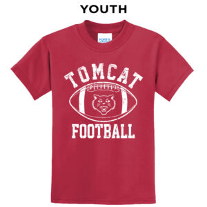 East Aurora FB Youth Short Sleeve Tee – RED