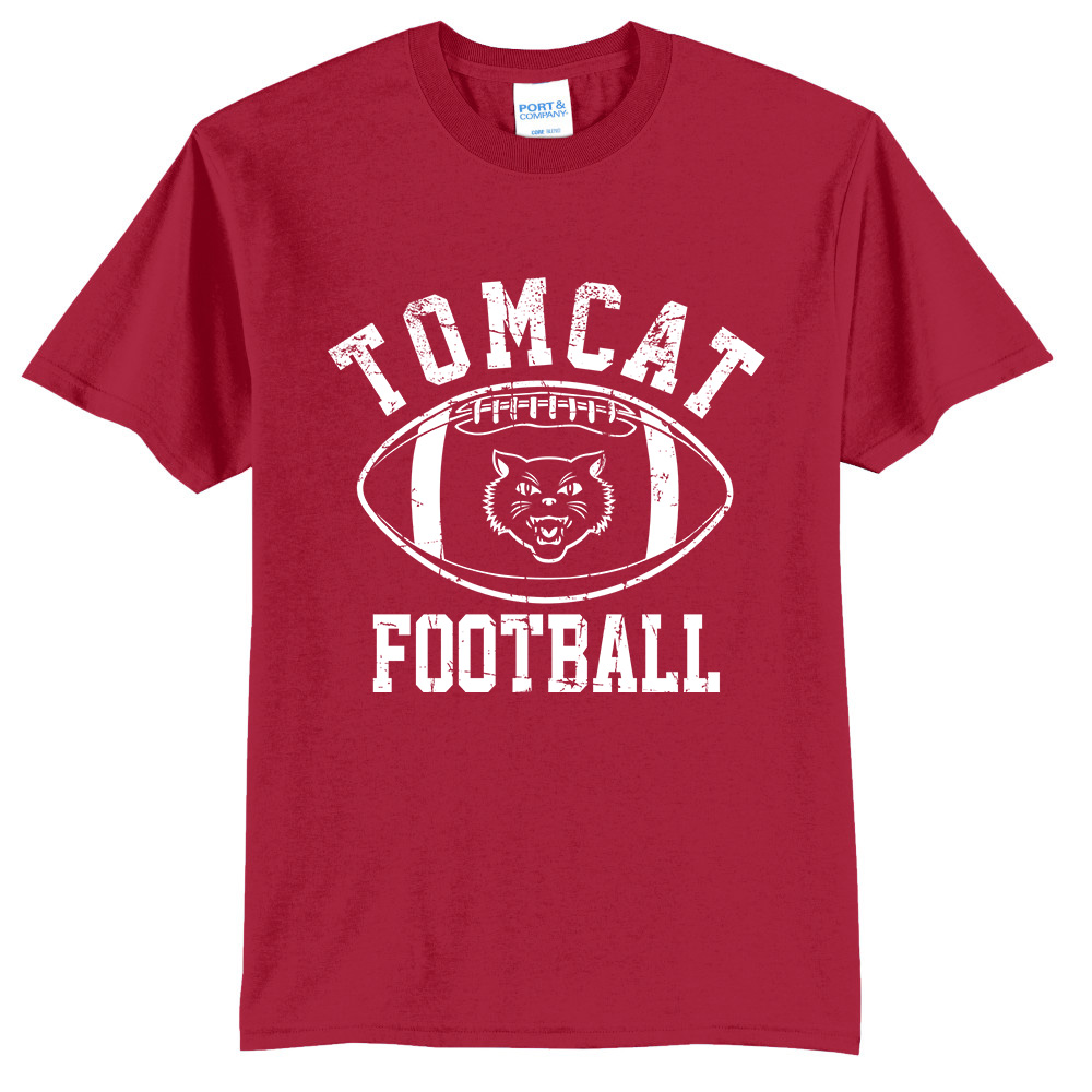 East Aurora FB Unisex Short Sleeve Tee - RED