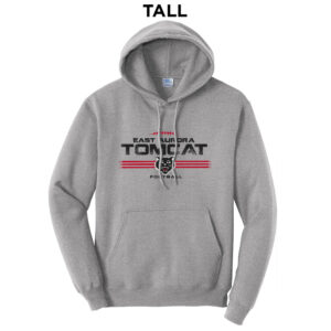 East Aurora FB TALL Classic Pullover Hooded Sweatshirt – AthleticHeatherGrey