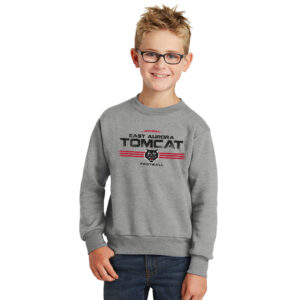 East Aurora FB  Youth Crewneck Sweatshirt – AthleticHeather