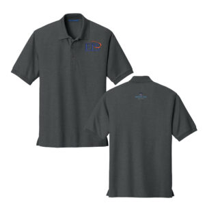 Eagle Integrated Services Port Authority Silk Touch Polo-Charcoal Heather Grey