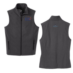 Eagle Integrated Services Port Authority Core Soft Shell Vest-Black/Charcoal Heather