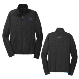 Eagle Integrated Services Port Authority Men’s Sweater Fleece Jacket-Black Heather
