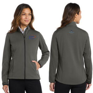 Eagle Integrated Services Port Authority Ladies Active Soft Shell Jacket-Grey Steel