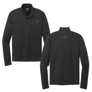 EIS OGIO Men Command 1/4-Snap long sleeve-Blacktop
