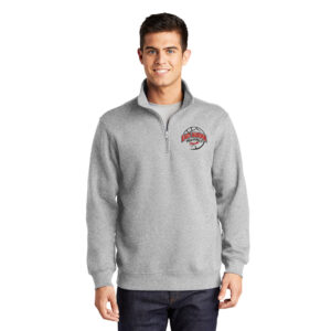 EA Volleyball Sport Tek 1/4 Zip Men Sweatshirt – AthleticHeather