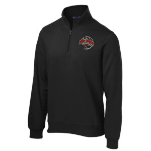 EA Volleyball Sport Tek 1/4 Zip Men Sweatshirt – Black