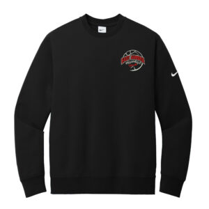 EA Volleyball Nike Club Fleece Sleeve Swoosh Crew – Black