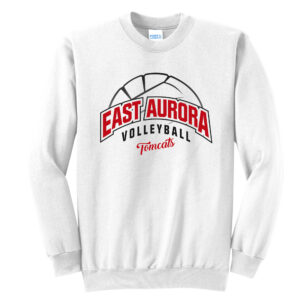 EA Volleyball  Unisex Core Fleece Crewneck Sweatshirt – White