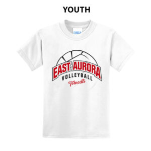 EA Volleyball Youth Short Sleeve T Shirt – White