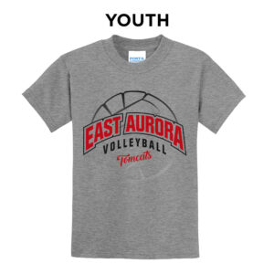 EA Volleyball Youth Short Sleeve Tee – AthleticHeatherGrey