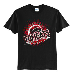 EA Volleyball Unisex Short Sleeve T Shirt – JetBlack