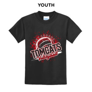EA Volleyball Youth Short Sleeve T Shirt – JetBlack