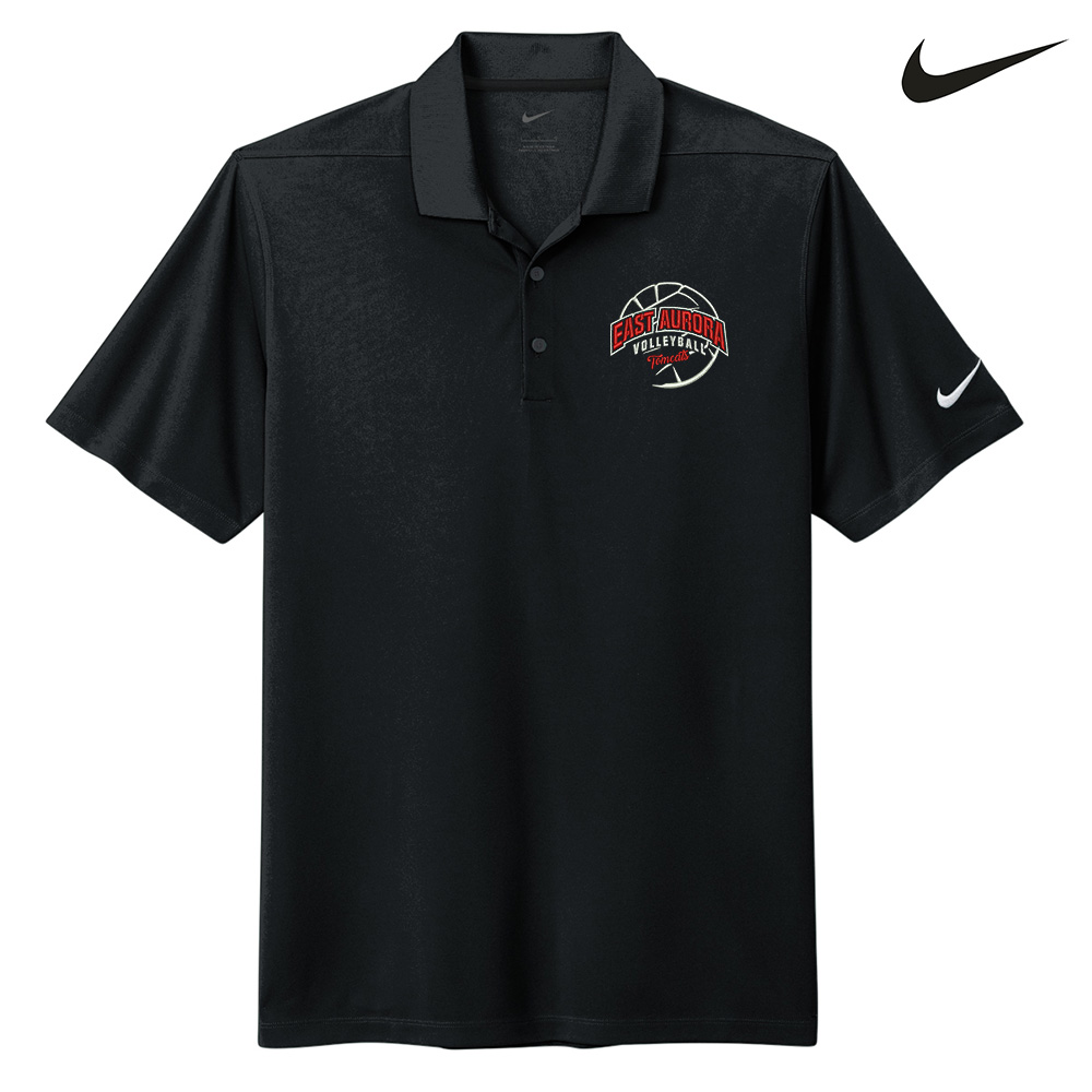 EA Volleyball Men Nike Dri FIT Micro Pique 2.0 Polo - Black