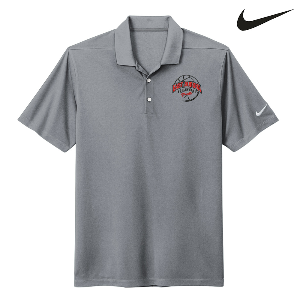 EA Volleyball Men Nike Dri FIT Micro Pique 2.0 Polo - CoolGrey