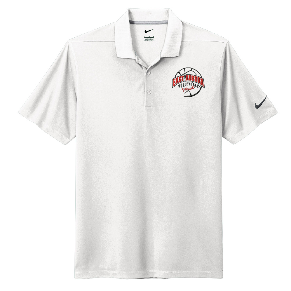 EA Volleyball Men Nike Dri FIT Micro Pique 2.0 Polo - White