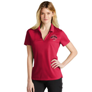 EA Volleyball Nike Ladies Dri FIT Micro Pique 2.0 Polo – UniversityRed