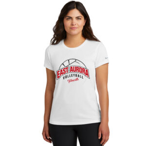 EA Volleyball Nike Women’s Swoosh Sleeve rLegend Tee – White