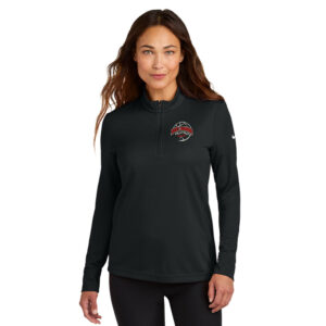 EA Volleyball Nike Women’s Essential 1/2 Zip Cover Up – Black